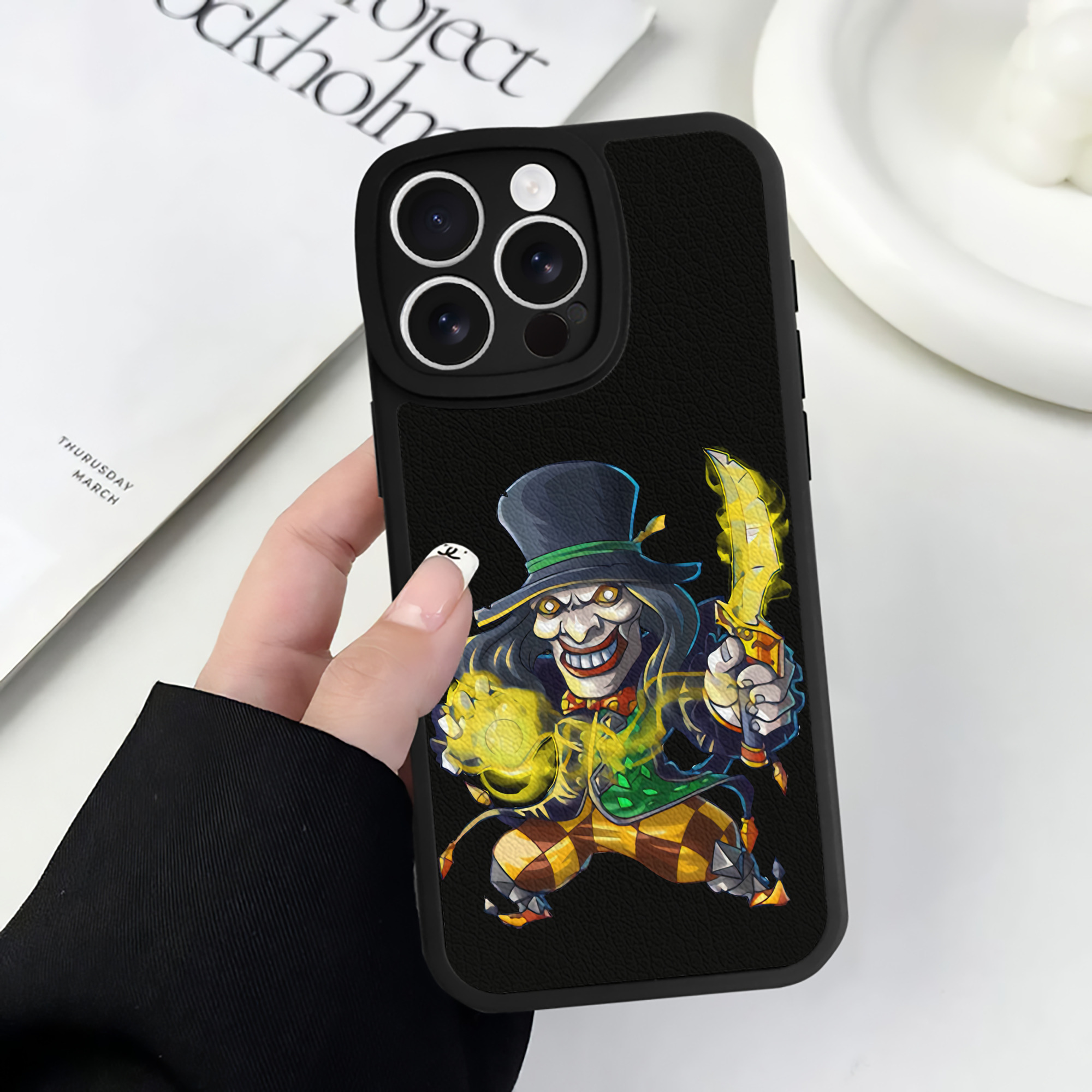 （画像用） リーグ・オブ・レジェンド League of Legends LOL 【iPhone 16シリーズ対応】シリコンスマホケース（レザー調） 材質：シリコン